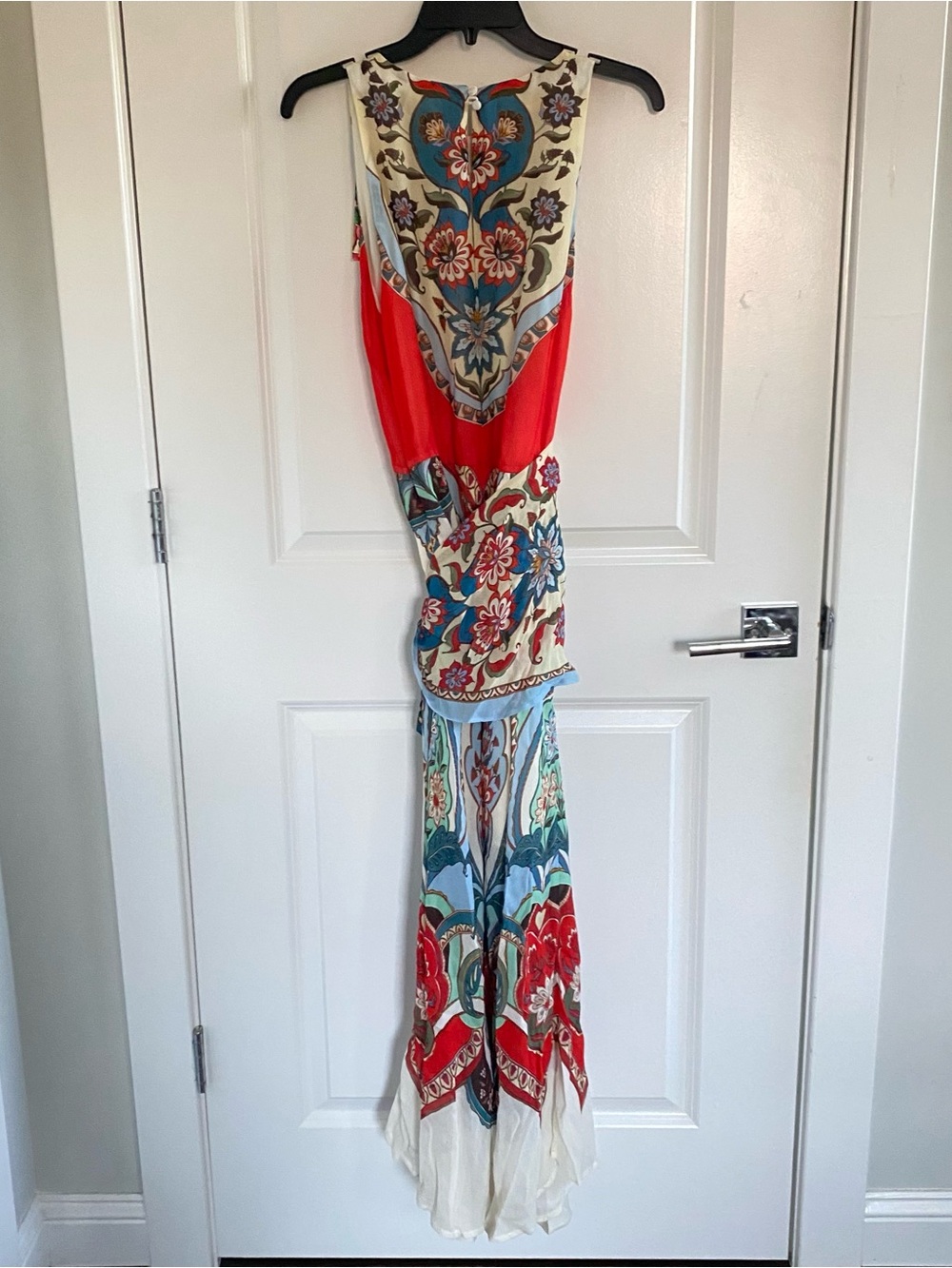 Farm Rio x Anthropologie Fit-and-Flare Maxi Dress Sz M NWT - Picture 6 of 7
